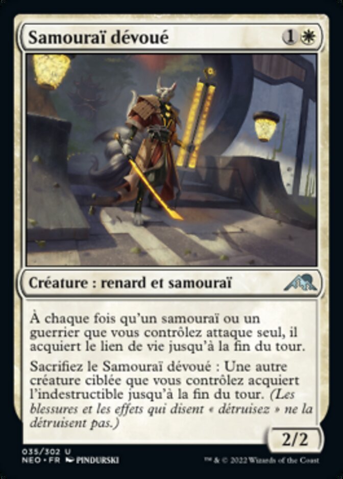 image Samouraï dévoué