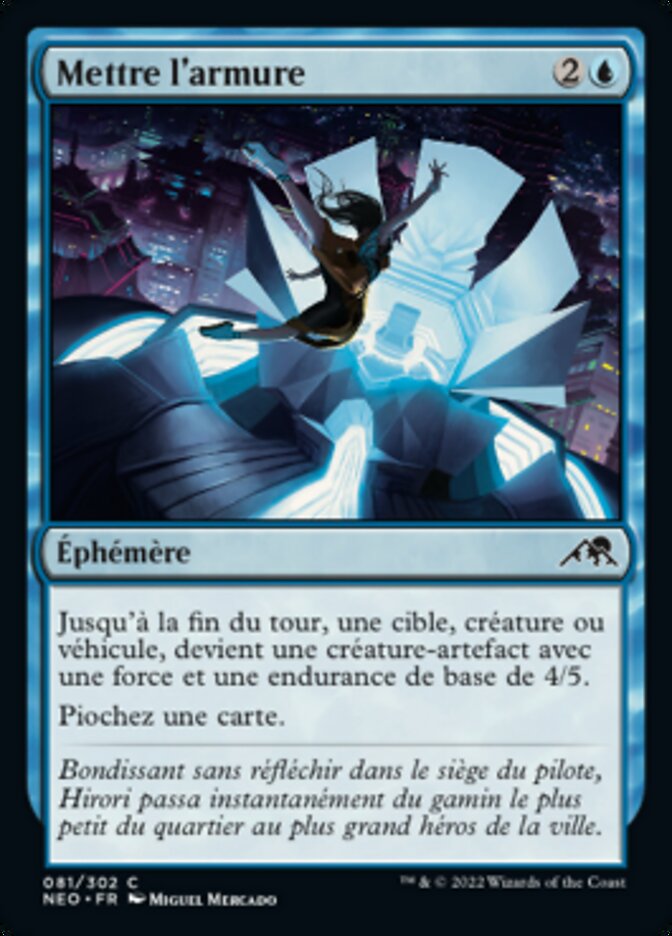 image Mettre l'armure