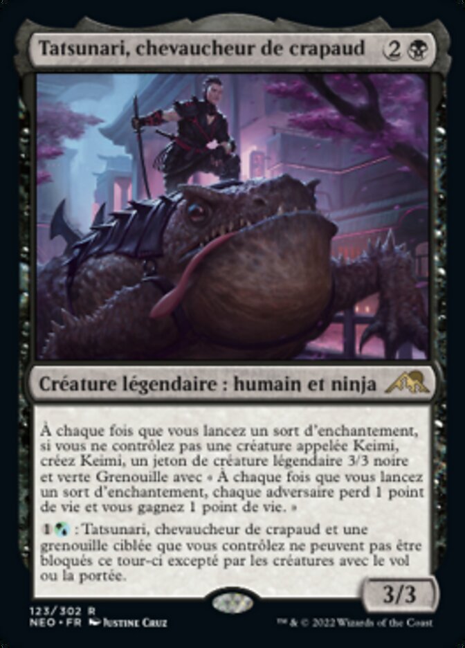image Tatsunari, chevaucheur de crapaud