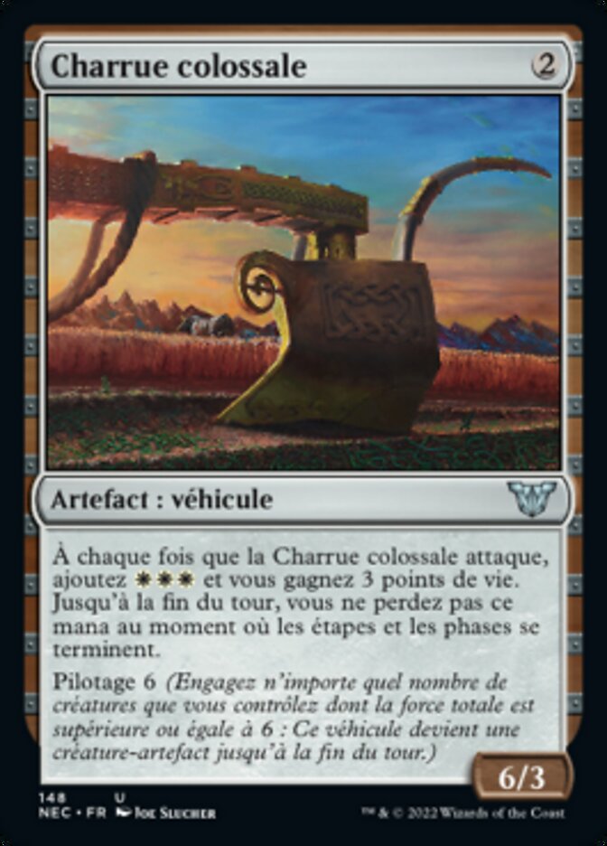 image Charrue colossale