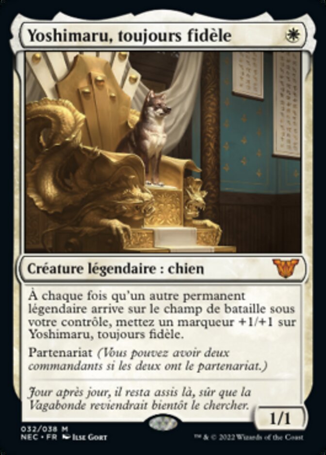 image Yoshimaru, toujours fidèle