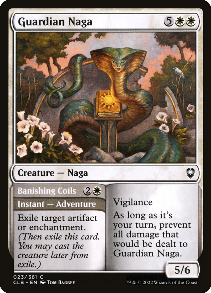 image Guardian Naga // Banishing Coils
