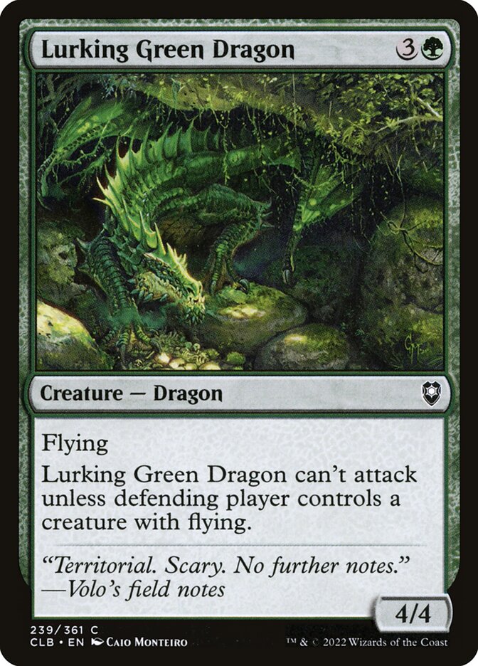 image Lurking Green Dragon