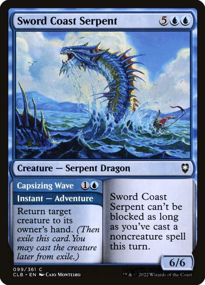 image Sword Coast Serpent // Capsizing Wave