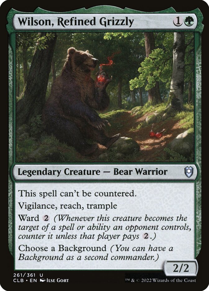 image Wilson, Refined Grizzly