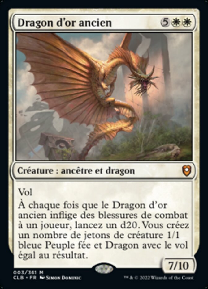 image Dragon d'or ancien