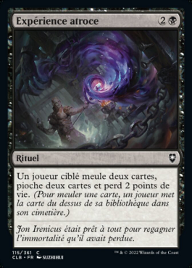 image Expérience atroce