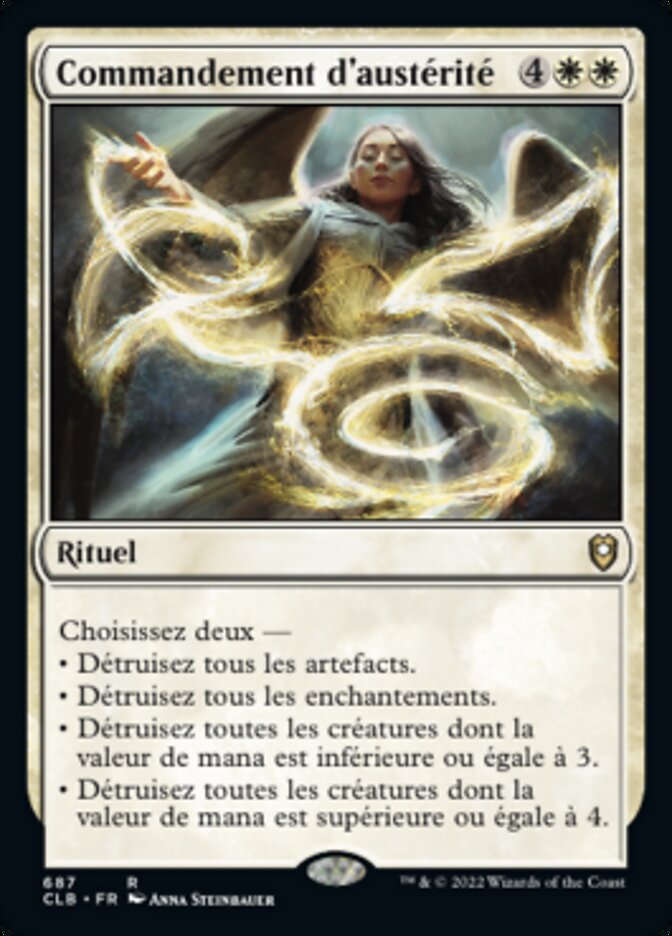 image Commandement d'austérité