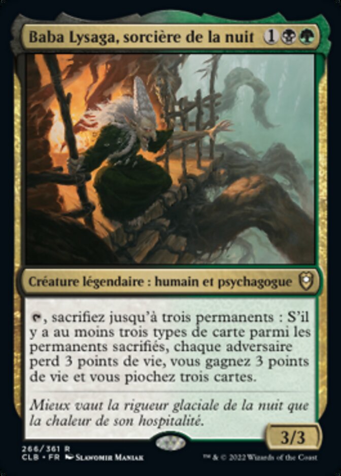 image Baba Lysaga, sorcière de la nuit