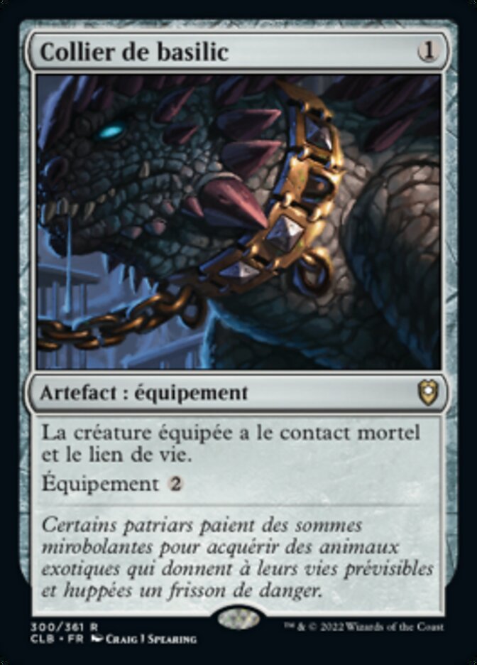 image Collier de basilic