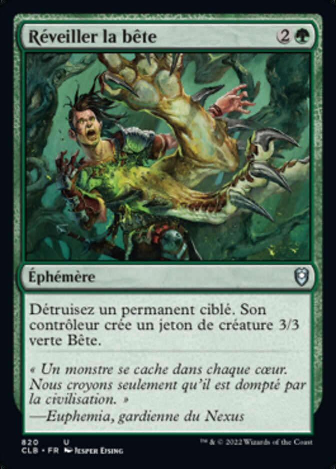 image Réveiller la bête