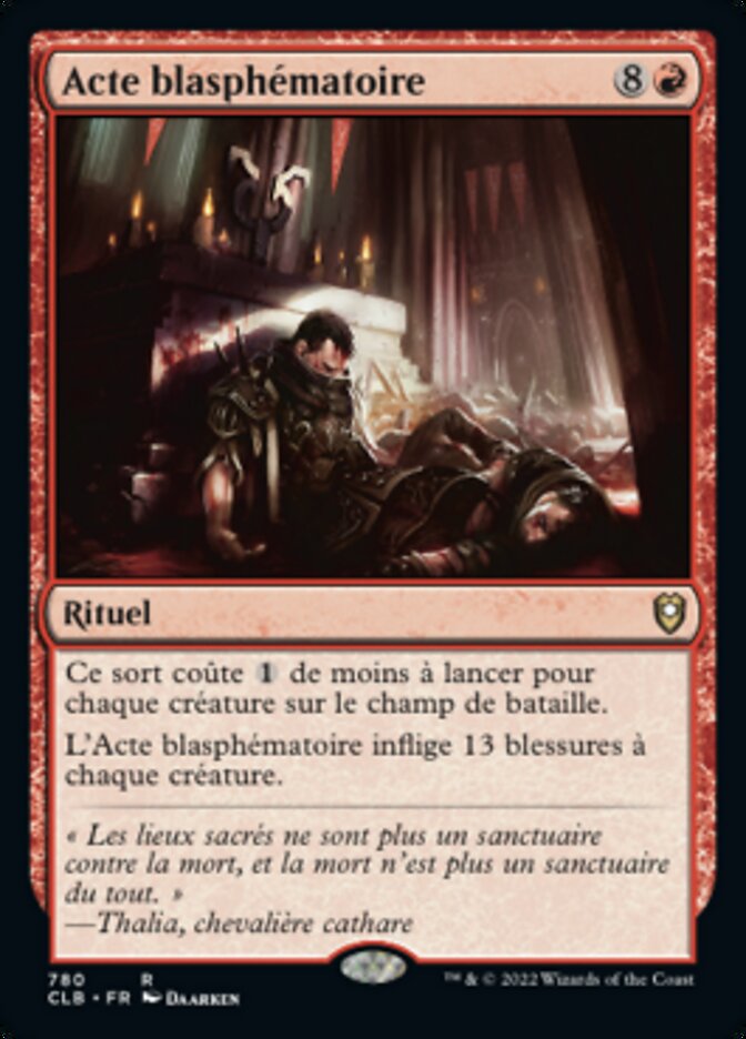 image Acte blasphématoire