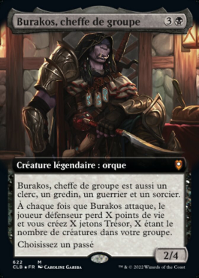 image Burakos, cheffe de groupe