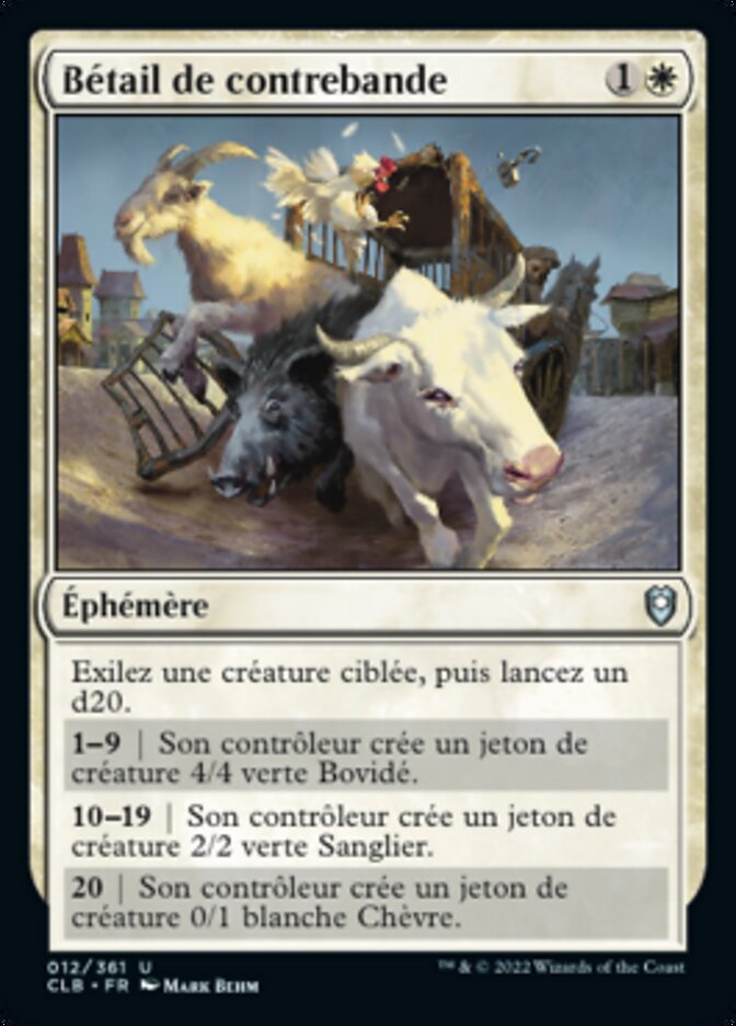 image Bétail de contrebande