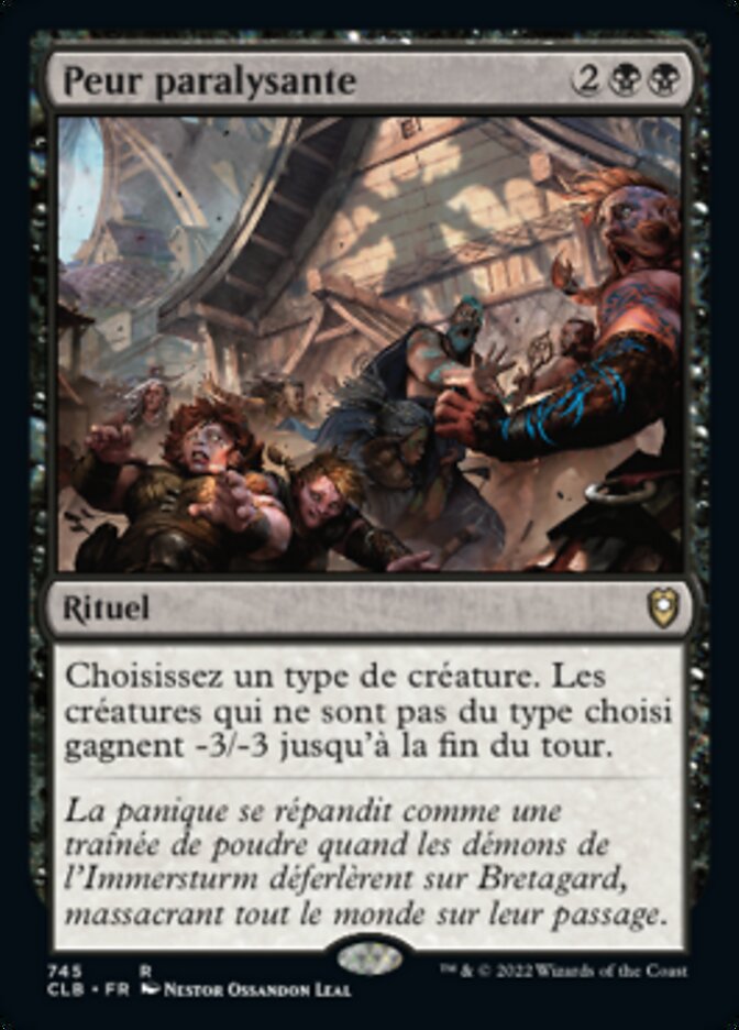 image Peur paralysante