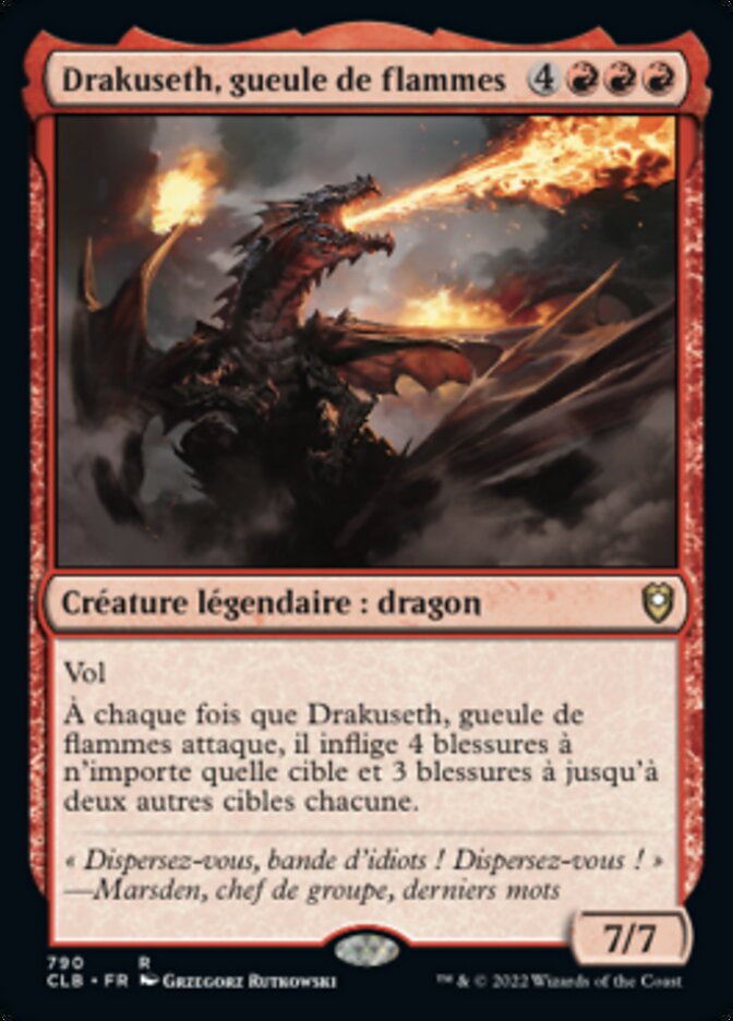 image Drakuseth, gueule de flammes