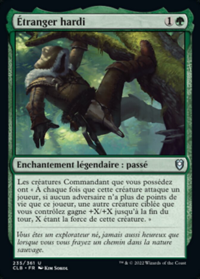 image Étranger hardi