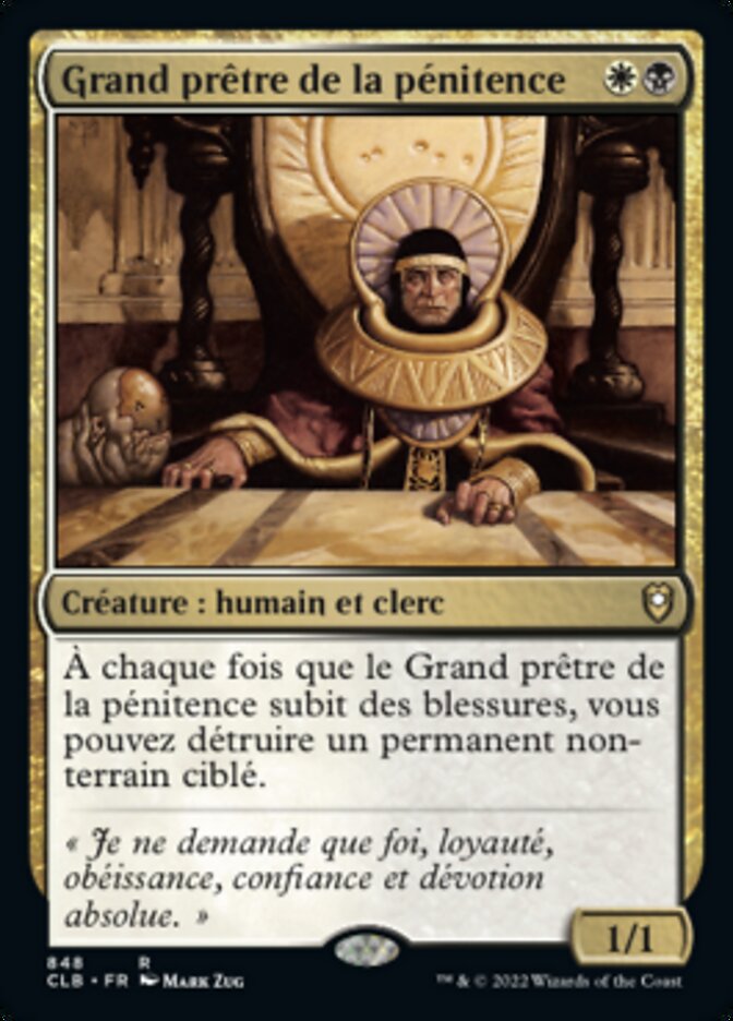 image Grand prêtre de la pénitence