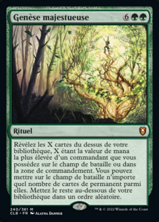 image Genèse majestueuse