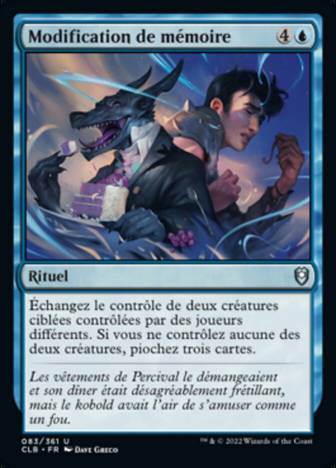 image Modification de mémoire