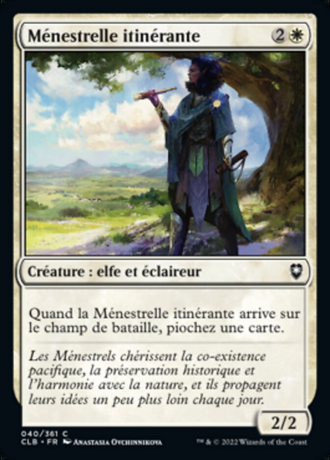 image Ménestrelle itinérante