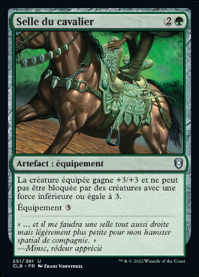 image Selle du cavalier