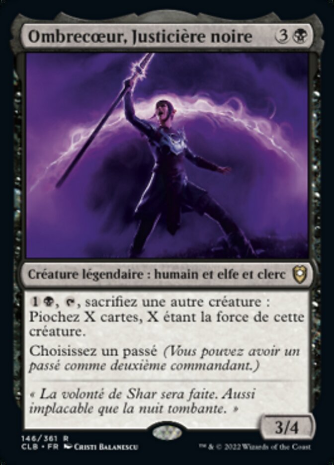 image Ombrecœur, Justicière noire