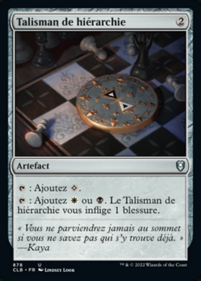 image Talisman de hiérarchie