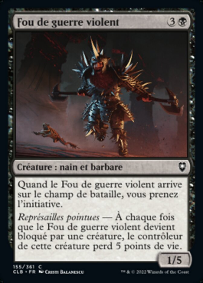 image Fou de guerre violent