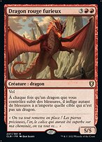 Dragon rouge furieux