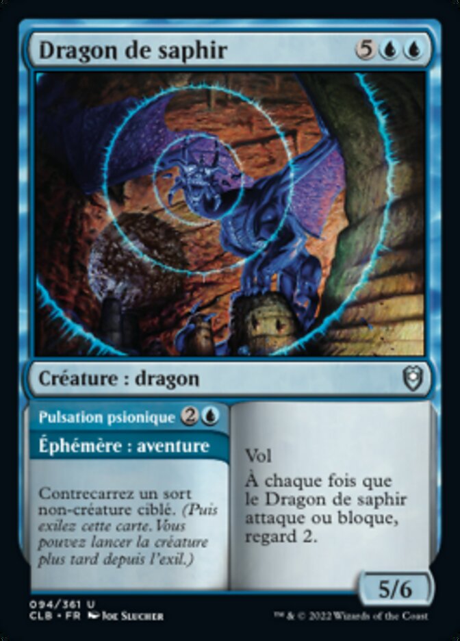 image Sapphire Dragon // Psionic Pulse