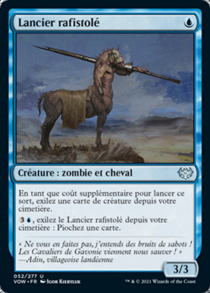 image Lancier rafistolé