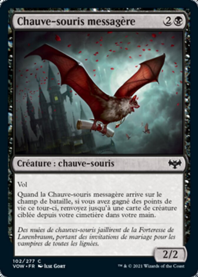 image Chauve-souris messagère