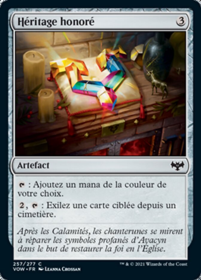 image Héritage honoré