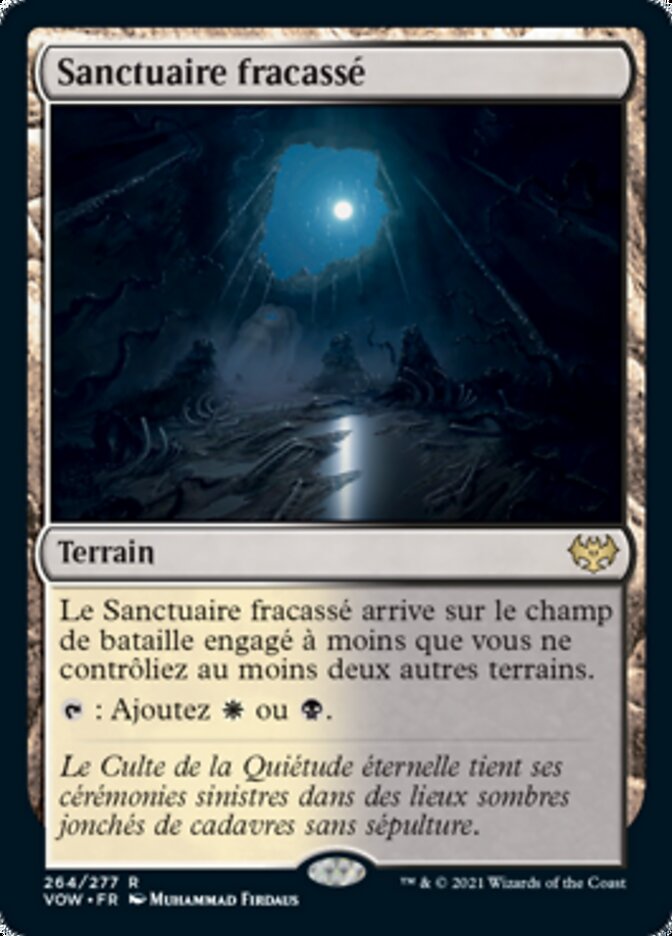 image Sanctuaire fracassé