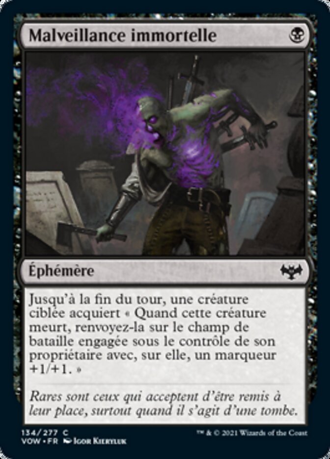 image Malveillance immortelle
