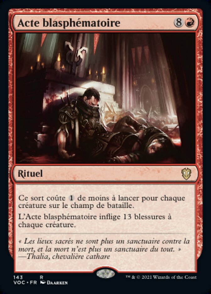 image Acte blasphématoire