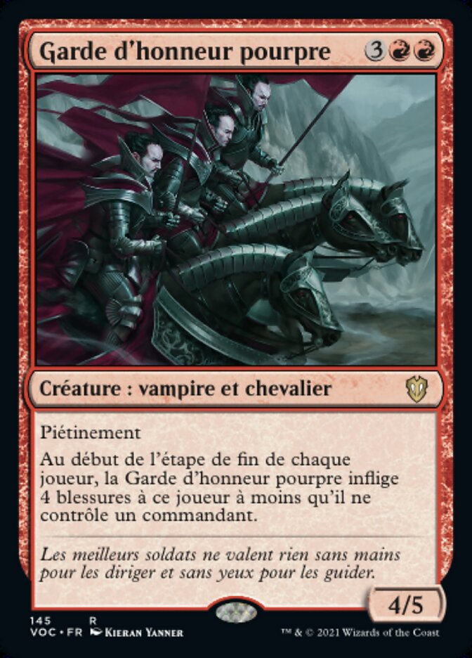 image Garde d'honneur pourpre