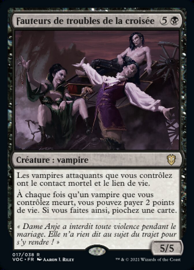 image Fauteurs de troubles de la croisée