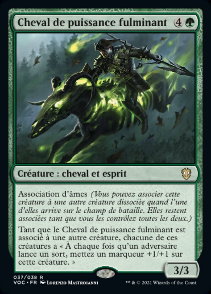 image Cheval de puissance fulminant