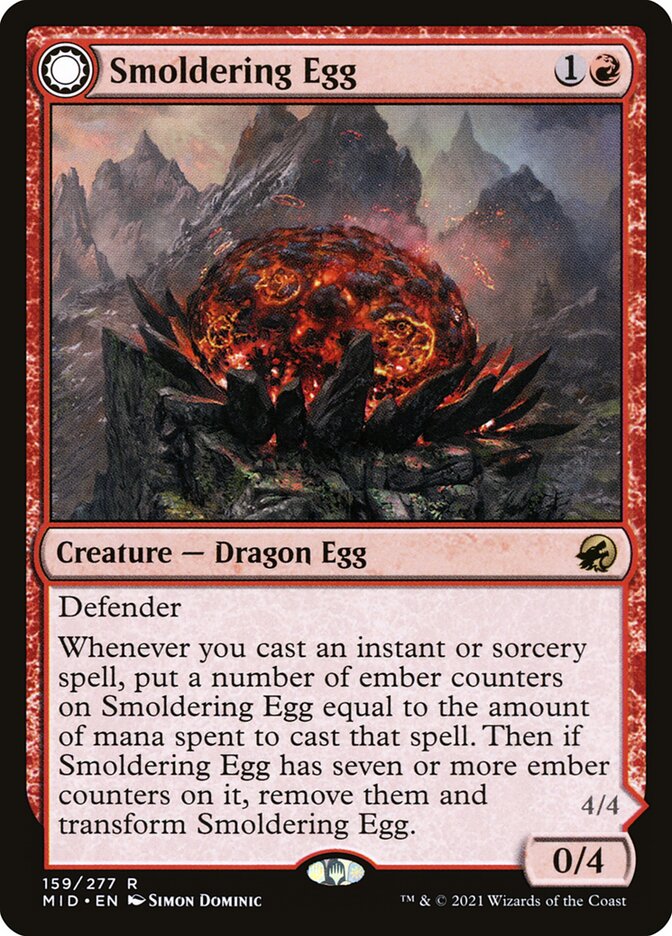image Smoldering Egg // Ashmouth Dragon
