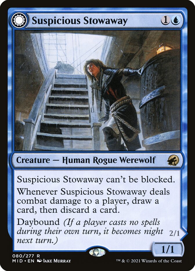image Suspicious Stowaway // Seafaring Werewolf