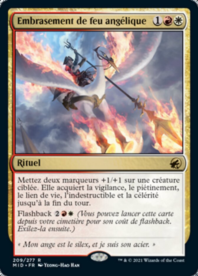 image Embrasement de feu angélique