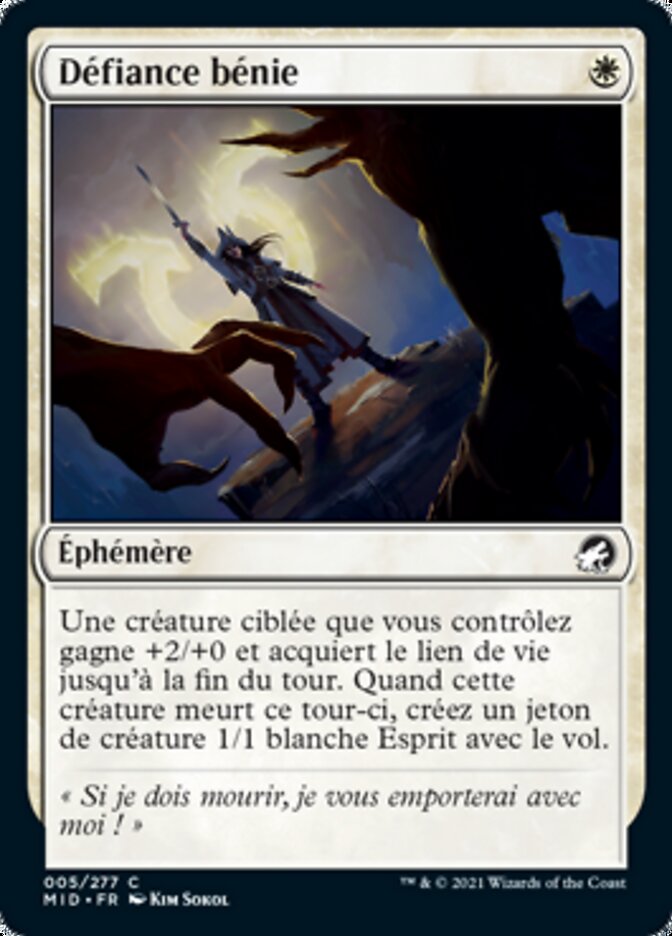 image Défiance bénie