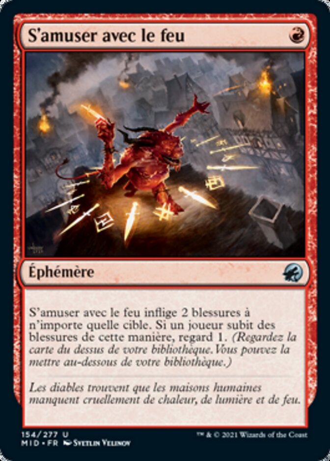 image S'amuser avec le feu