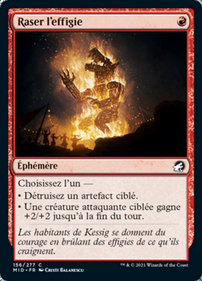 image Raser l'effigie