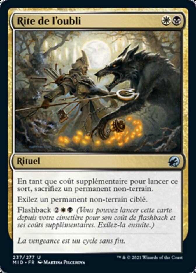 image Rite de l'oubli