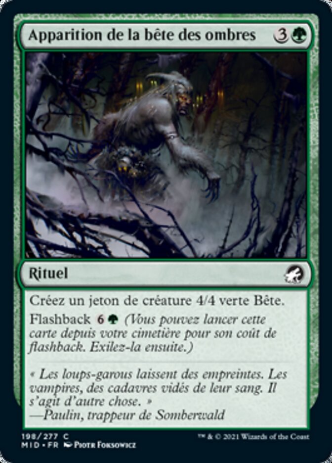 image Apparition de la bête des ombres