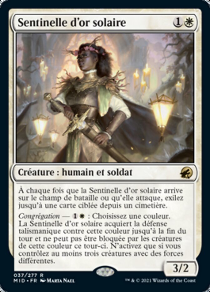 image Sentinelle d'or solaire