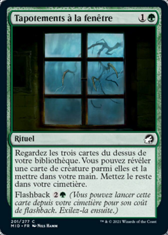 image Tapotements à la fenêtre